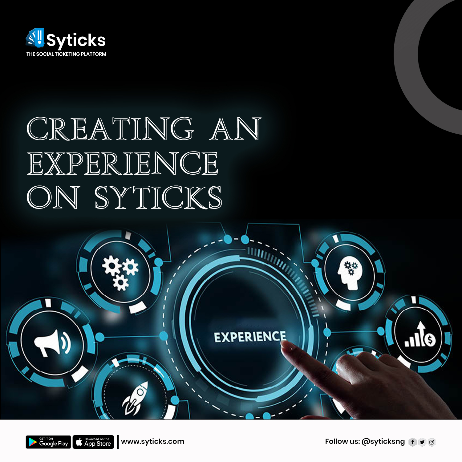 How to create an experience on Syticks!