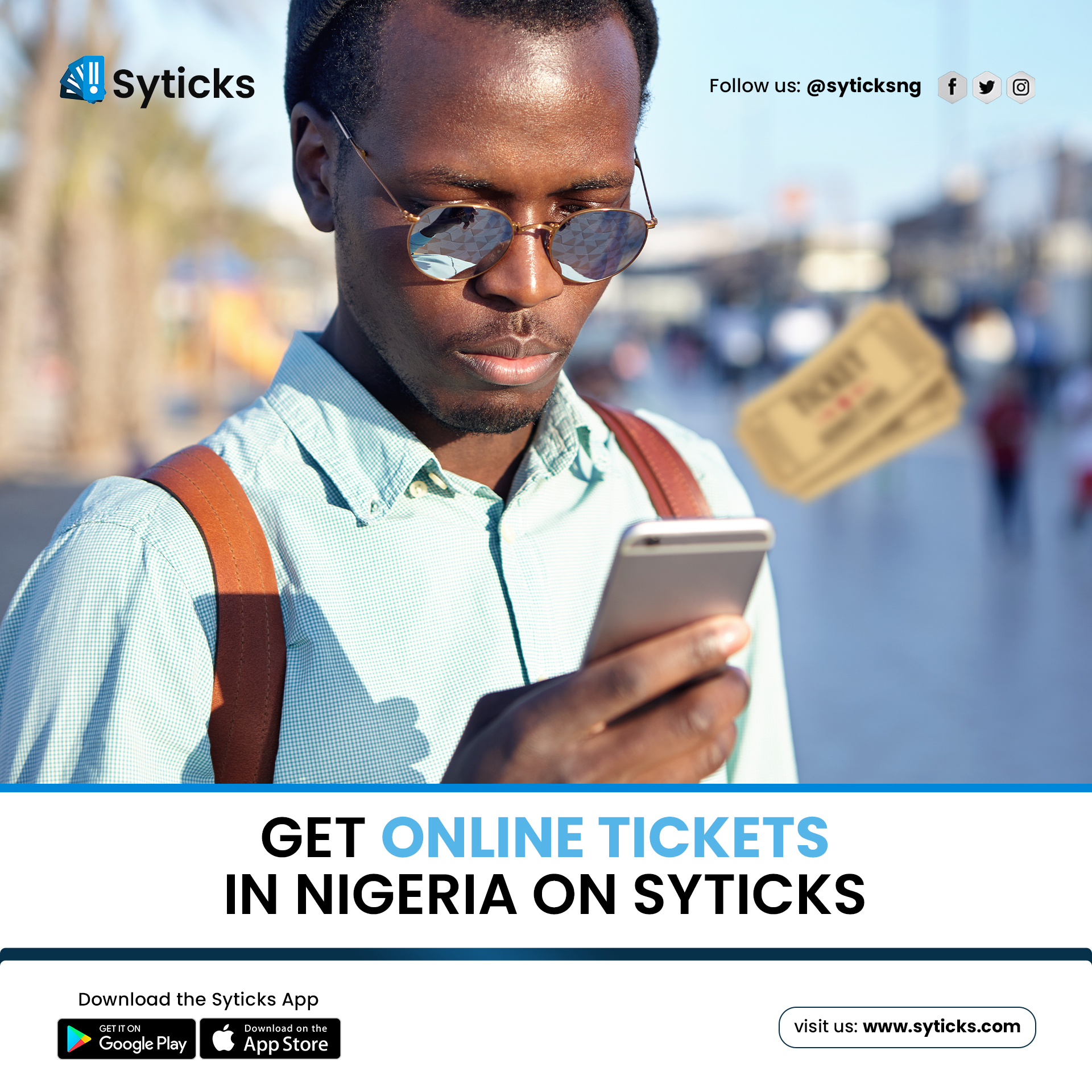 Get Online Tickets in Nigeria on Syticks